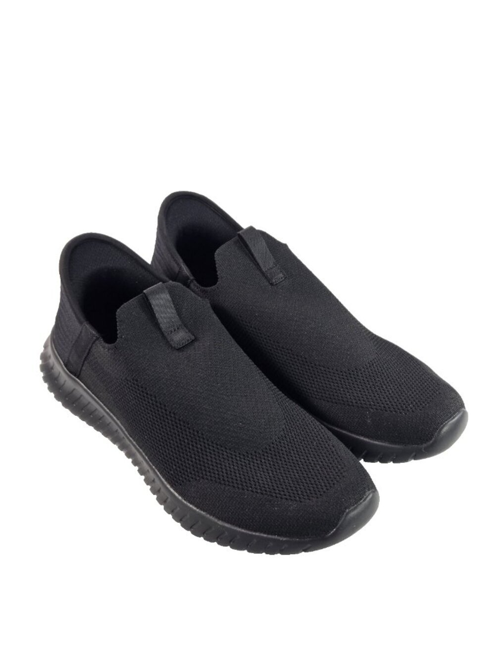 Enosky Hands Free Slip-On Womens Comfort Walking Shoes Size 10.5 Black Knit